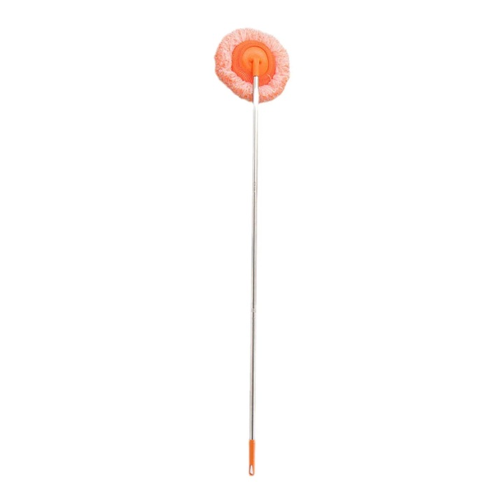 Mop rotativ YANYXR, reglabil 150cm, lavabil, albastru, 28cm