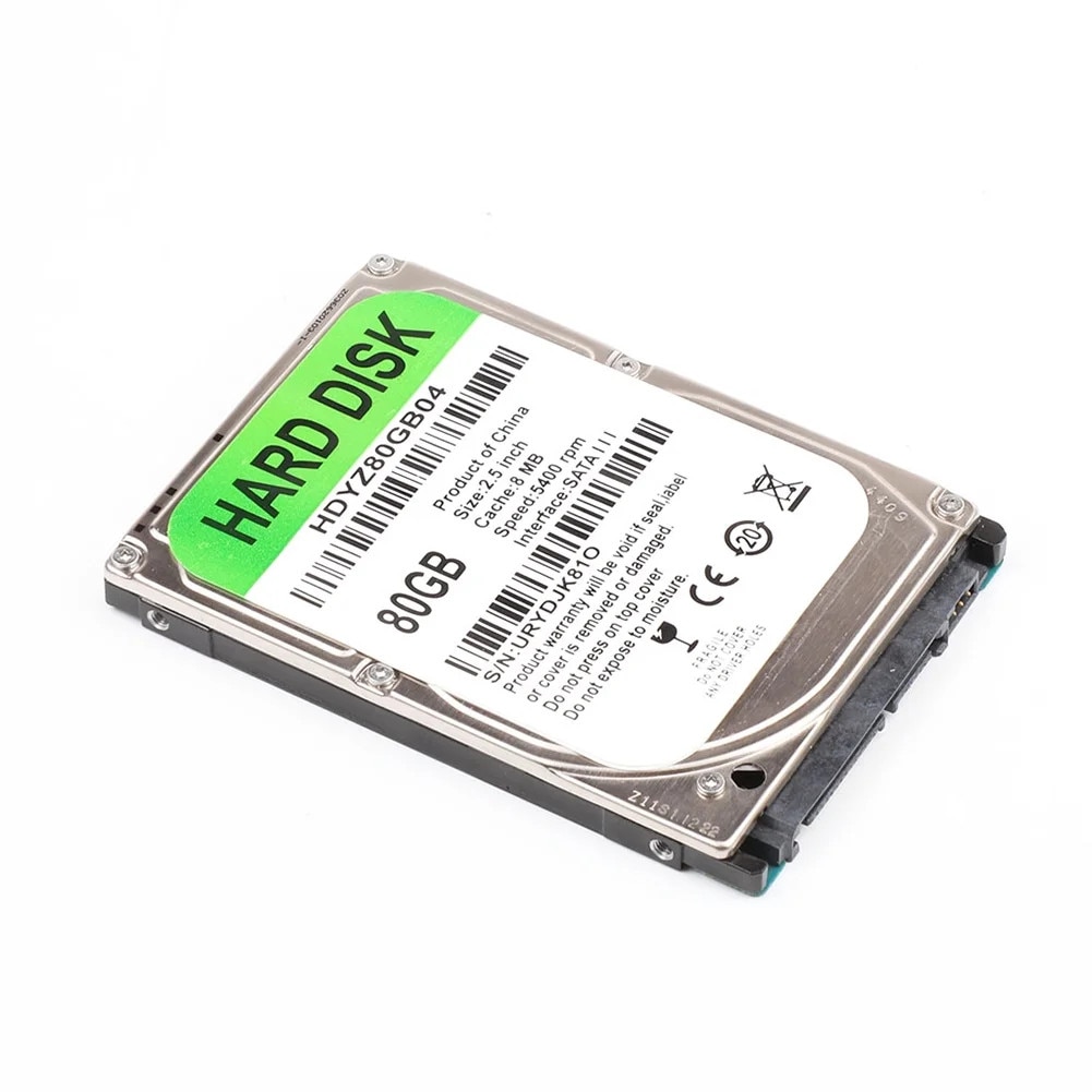 Hard disk intern 2.5 inch SATA III 80GB, 5400 RPM, argintiu, 9.9x6