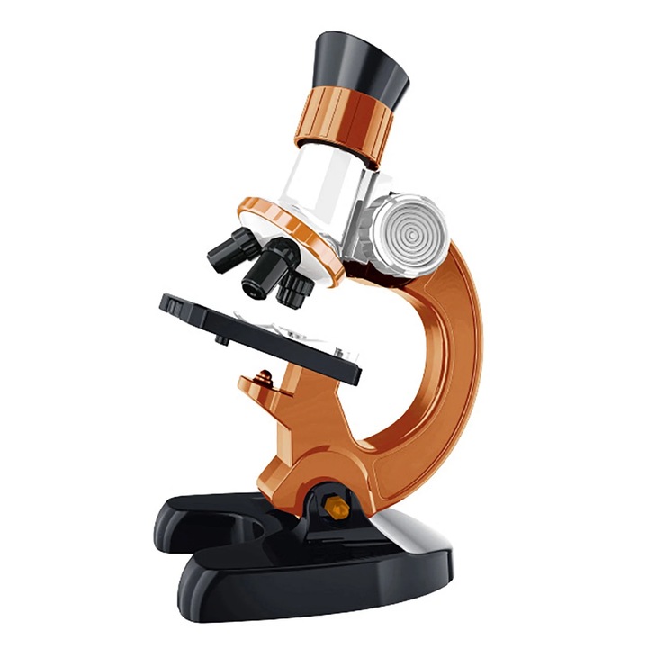 Microscop optic copii YANYXR 1200x plastic albastru 12x7.5x21cm