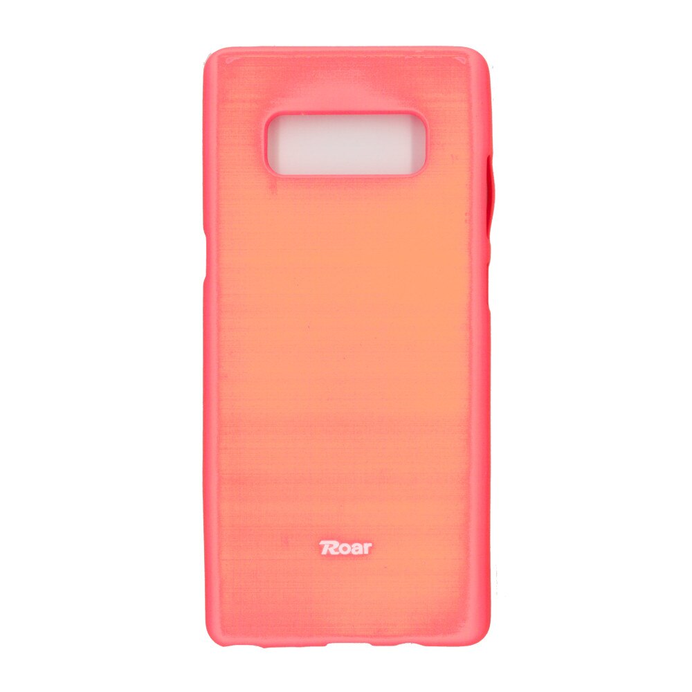 Husa din silicon mat Roar pentru Samsung Galaxy Note 8, portocaliu
