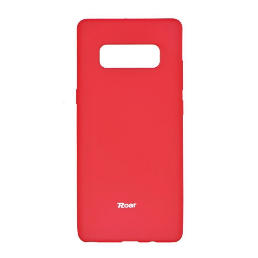 Husa din silicon mat Roar pentru Samsung Galaxy Note 8, rosu