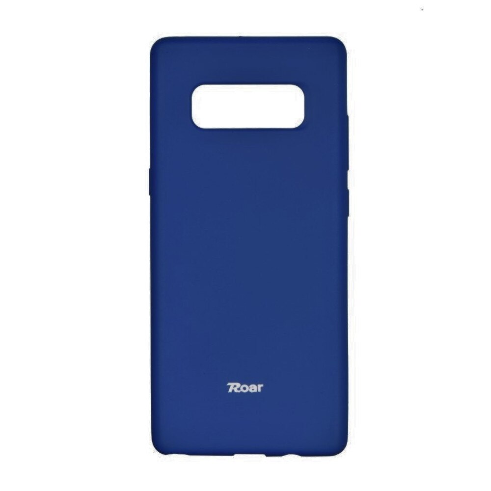 Husa din silicon mat Roar pentru Samsung Galaxy Note 8, albastru