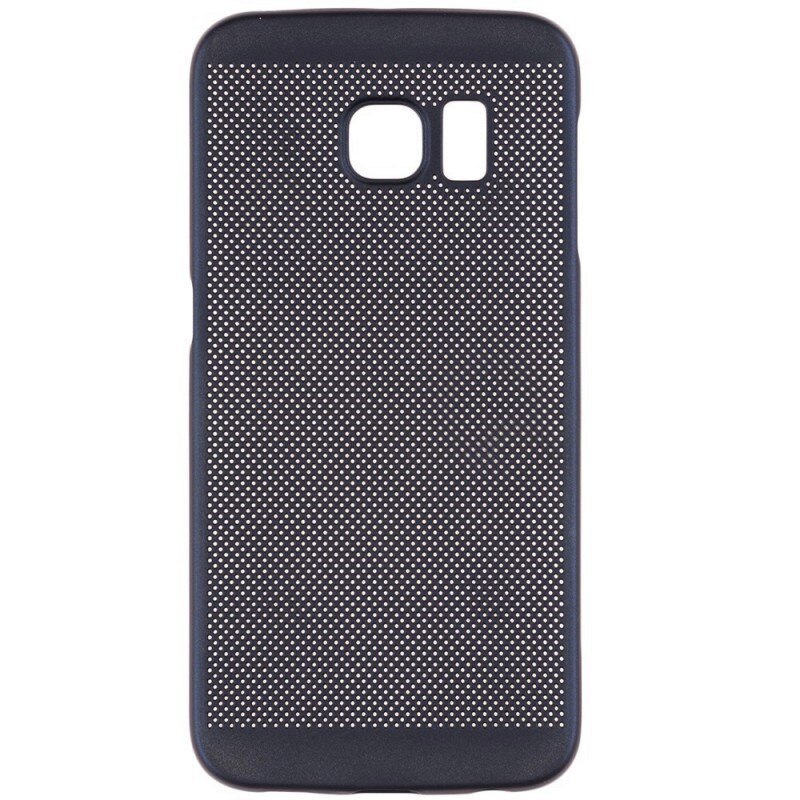 Husa spate EuroCell Air cu perforatii pentru Samsung Galaxy S7 Edge, albastru