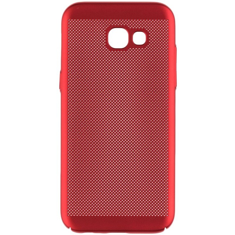 Husa spate EuroCell Air cu perforatii pentru Samsung Galaxy A5 2017, rosu