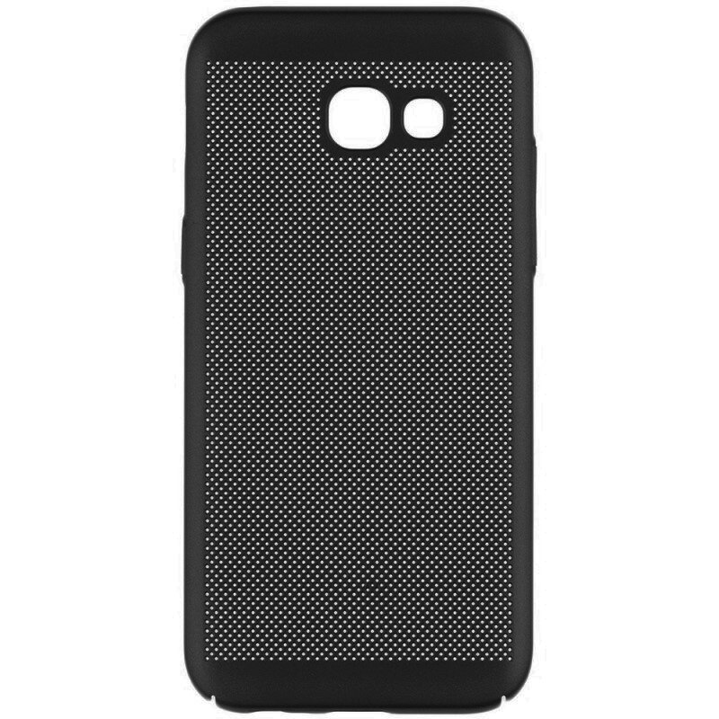 Husa spate EuroCell Air cu perforatii pentru Samsung Galaxy A3 2017, negru