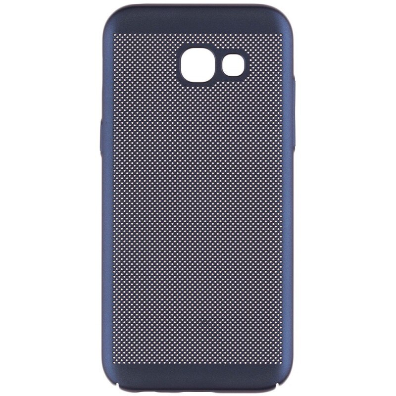 Husa spate EuroCell Air cu perforatii pentru Samsung Galaxy A3 2017, albastru