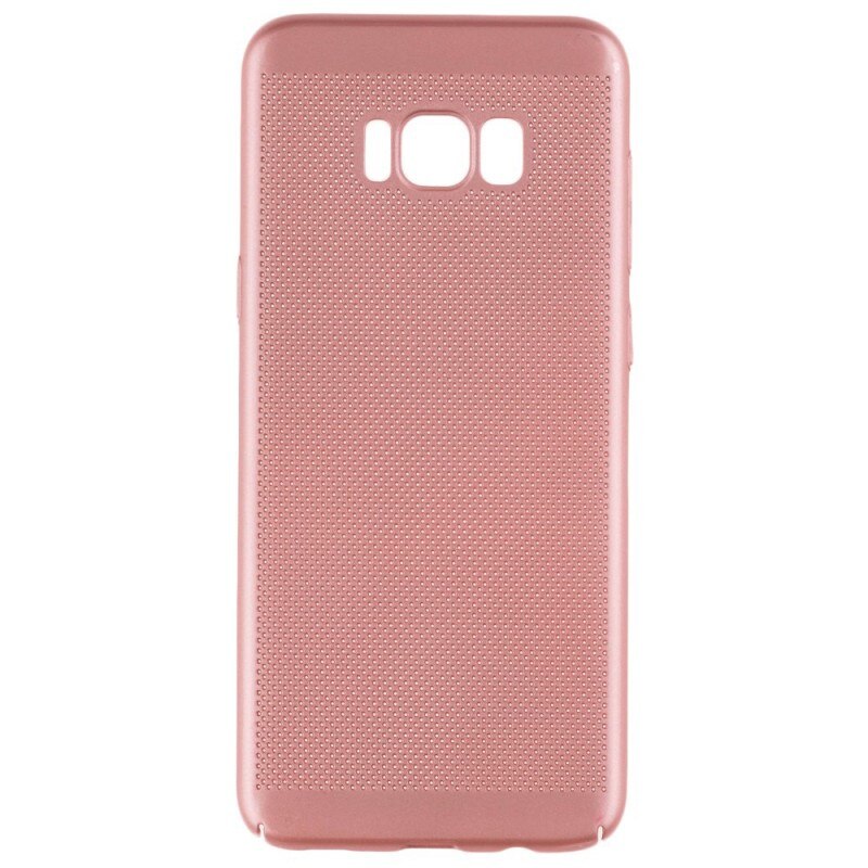 Husa spate EuroCell Air cu perforatii pentru Samsung Galaxy S8, roz