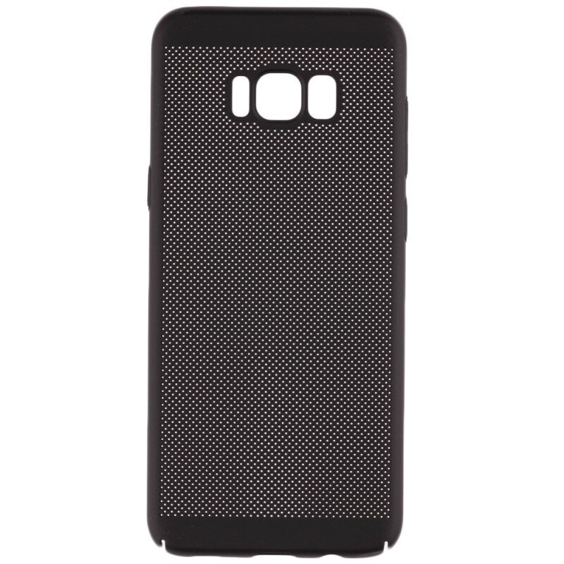 Husa spate EuroCell Air cu perforatii pentru Samsung Galaxy S8, negru