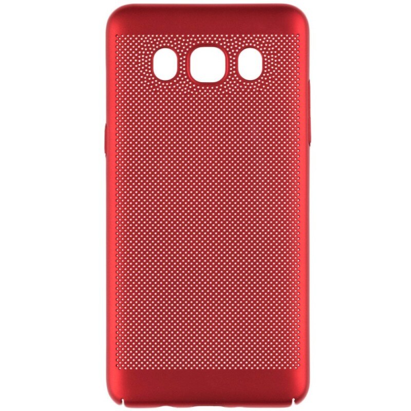 Husa spate EuroCell Air cu perforatii pentru Samsung Galaxy J5 2016, rosu