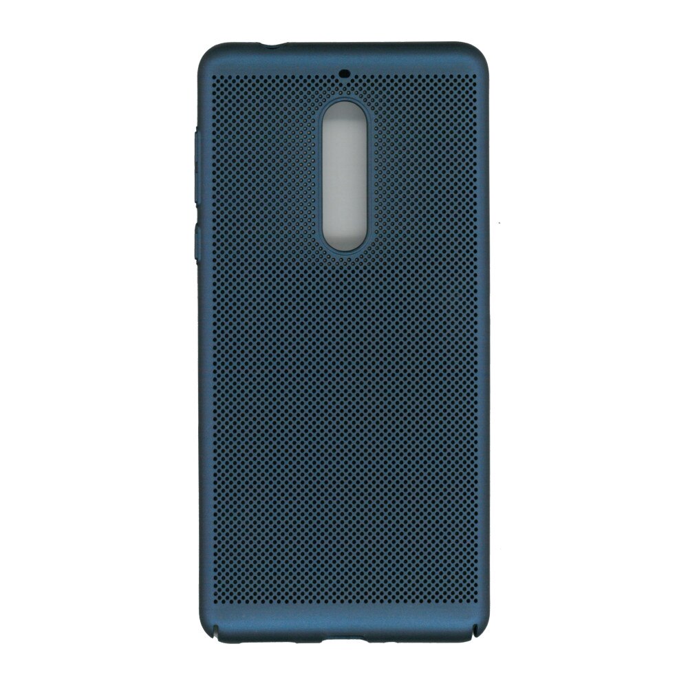 Husa spate EuroCell Air cu perforatii pentru Nokia 5, albastru