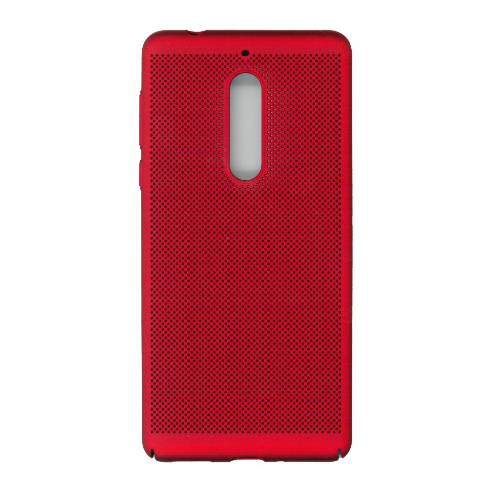 Husa spate EuroCell Air cu perforatii pentru Nokia 5, rosu