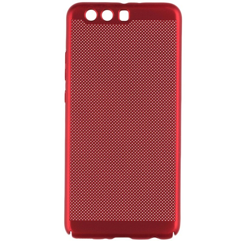 Husa spate EuroCell Air cu perforatii pentru Huawei P10 Plus , rosu