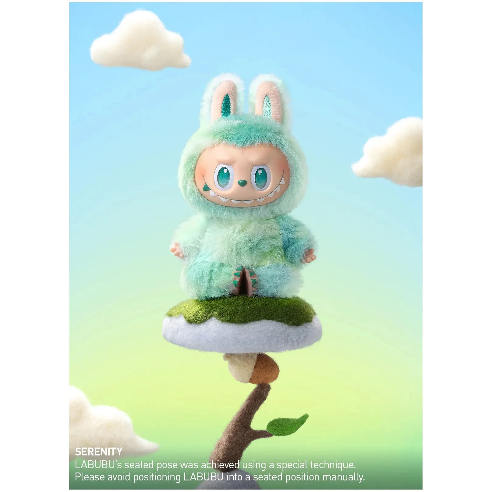 Labubu ラブブ Big into energy SERENITY Jucarie de plus Pop Mart Labubu Big into Energy Series Vinyl