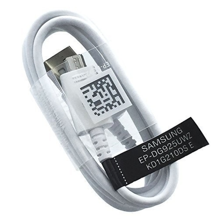 Samsung EP-DG925UWE Galaxy S6, Galaxy S6 Edge fehér USB - MicroUSB adatkábel