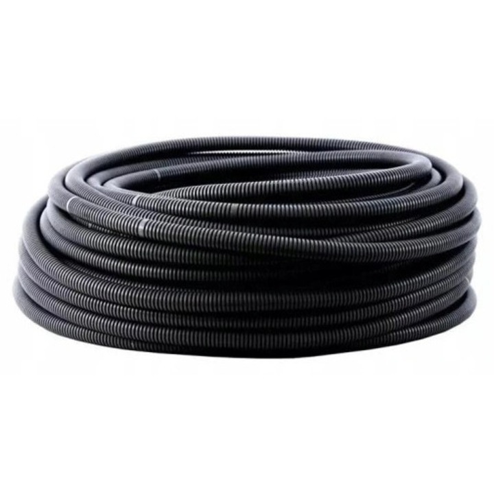 Tub din Polietilena, Ø10/7mm, 100m, Negru