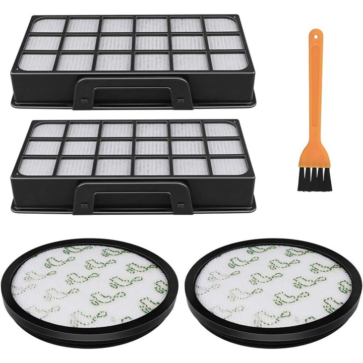 Set de filtre de schimb pentru aspiratoare Rowenta X-Trem Power Cyclonic, 2 bucati, lavabile, compatibile cu RO69XX