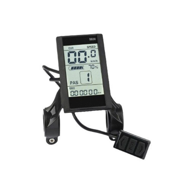 Lcd-display 800S voor elektrische fietsmodificatie, compatibel met 24V, 36V, 48V, 52V BAFANG-controller