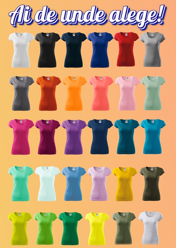 Ai de unde alege, o varietate de culori disponibile pe orice marime!! 