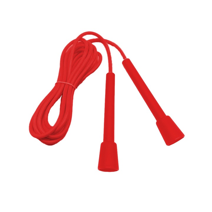 Coarda de viteza – pentru box, cardio si antrenament de fitness – Speed Agility – Coarda de sarit reglabila (rosu, 105g)