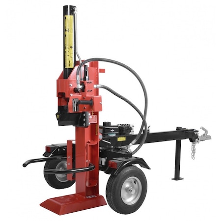 Despicator vertical de lemne profesional HECHT 6422, motor Briggs&Stratton, benzina 6.6 CP, 208 cmc, presiune 22 t
