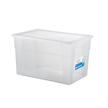 Cutie universala STEFANPLAST SPA, Visual Box XXL, 60x40x35cm, 62l, Plastic, Alb/Transparent Cutie universala STEFANPLAST SPA, Visual Box XXL, 60x40x35cm, 62l, Plastic, Alb/Transparent
