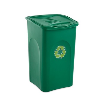 Cos de gunoi STEFANPLAST SPA Begreen, 50 L, 37 x 37 x 56 cm, Verde Cos de gunoi STEFANPLAST SPA Begreen, 50 L, 37 x 37 x 56 cm, Verde