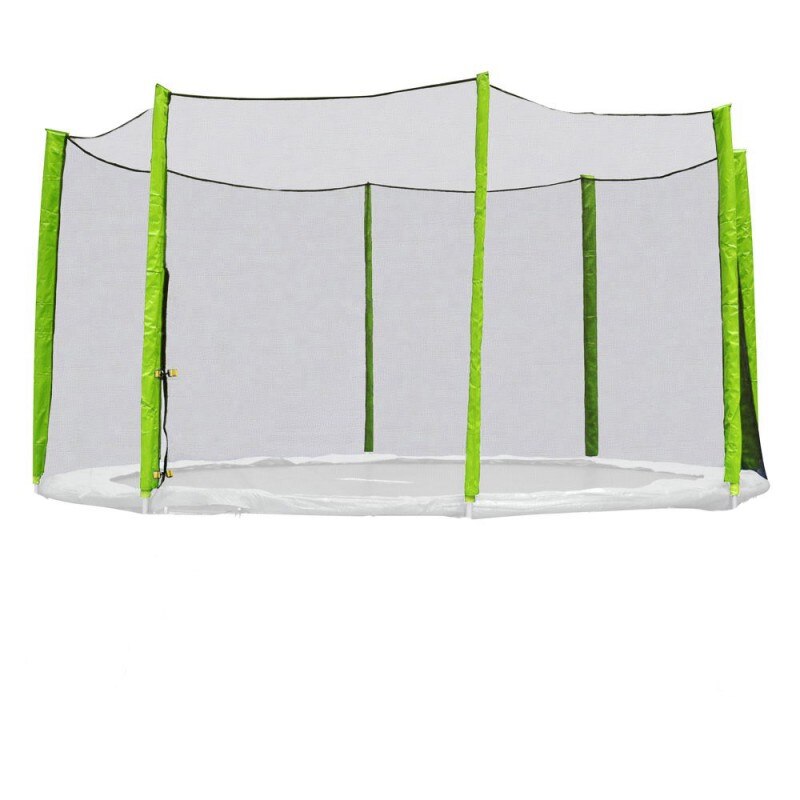 Plasa siguranta inSPORTline Froggy PRO 430 cm pentru 8 stalpi, Verde