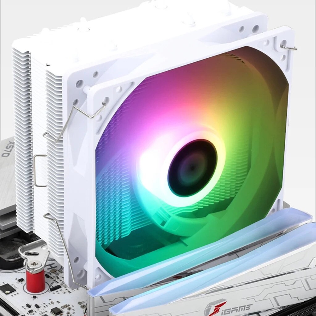 AssassinX120 R SE Fehér ARGB CPU hűtő, 12.5x7.1x14.8cm, csendes PWM ...