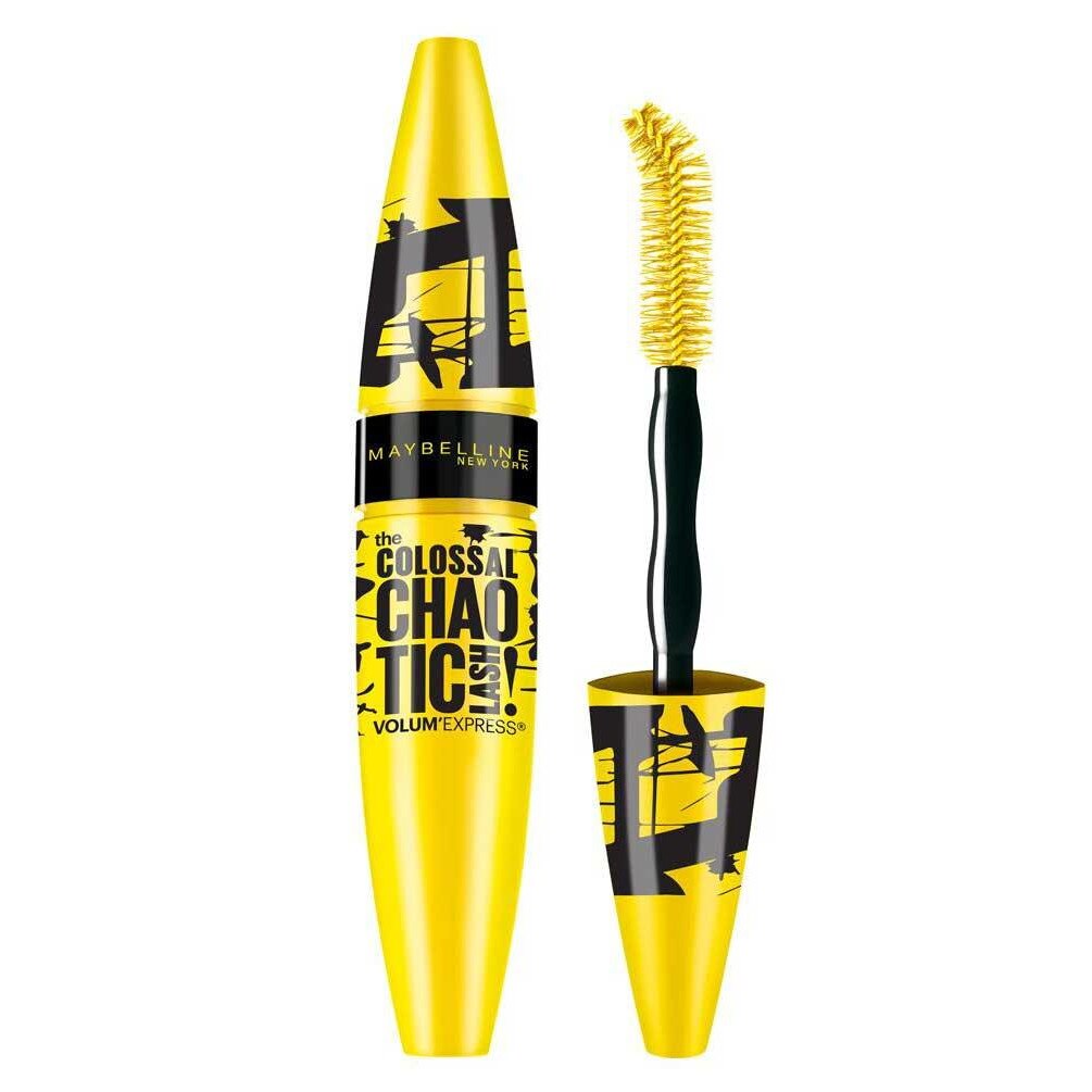 Rimel Maybelline The Colossal Go Chaotic Volum'Express - Blackest Black,Negru intens