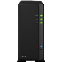 network attached storage synology ds118 14 ghz 1 gb ddr4 1-bay 1 x gigabit lan 2 x usb 30 imagen 1_0_
0
