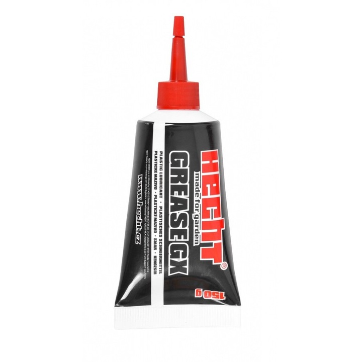 Olajcső a fűnyírók csapágyainak, fogaskerekeinek vagy más alkatrészeinek kenéséhez, HECHT Grease GX