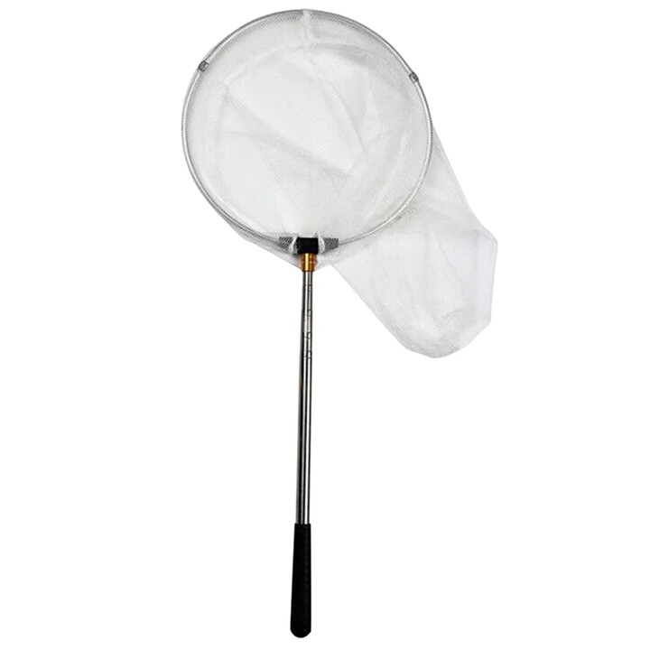 Plasa insecte retractabila din otel inoxidabil, alb, 10x15cm