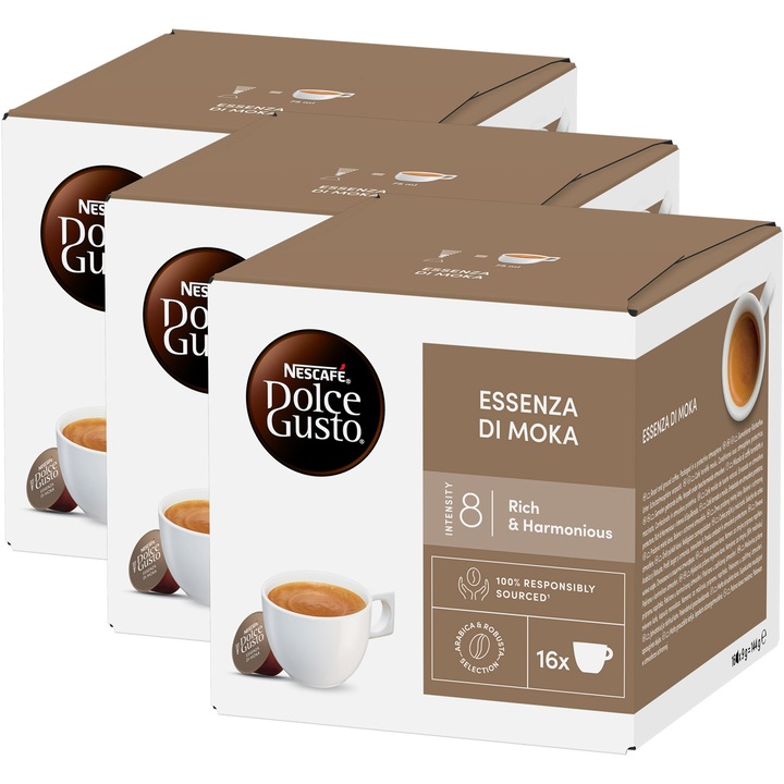 Комплект капсули Nescafé Dolce Gusto Essenza Di Moka, 48 капсули, 432 гр