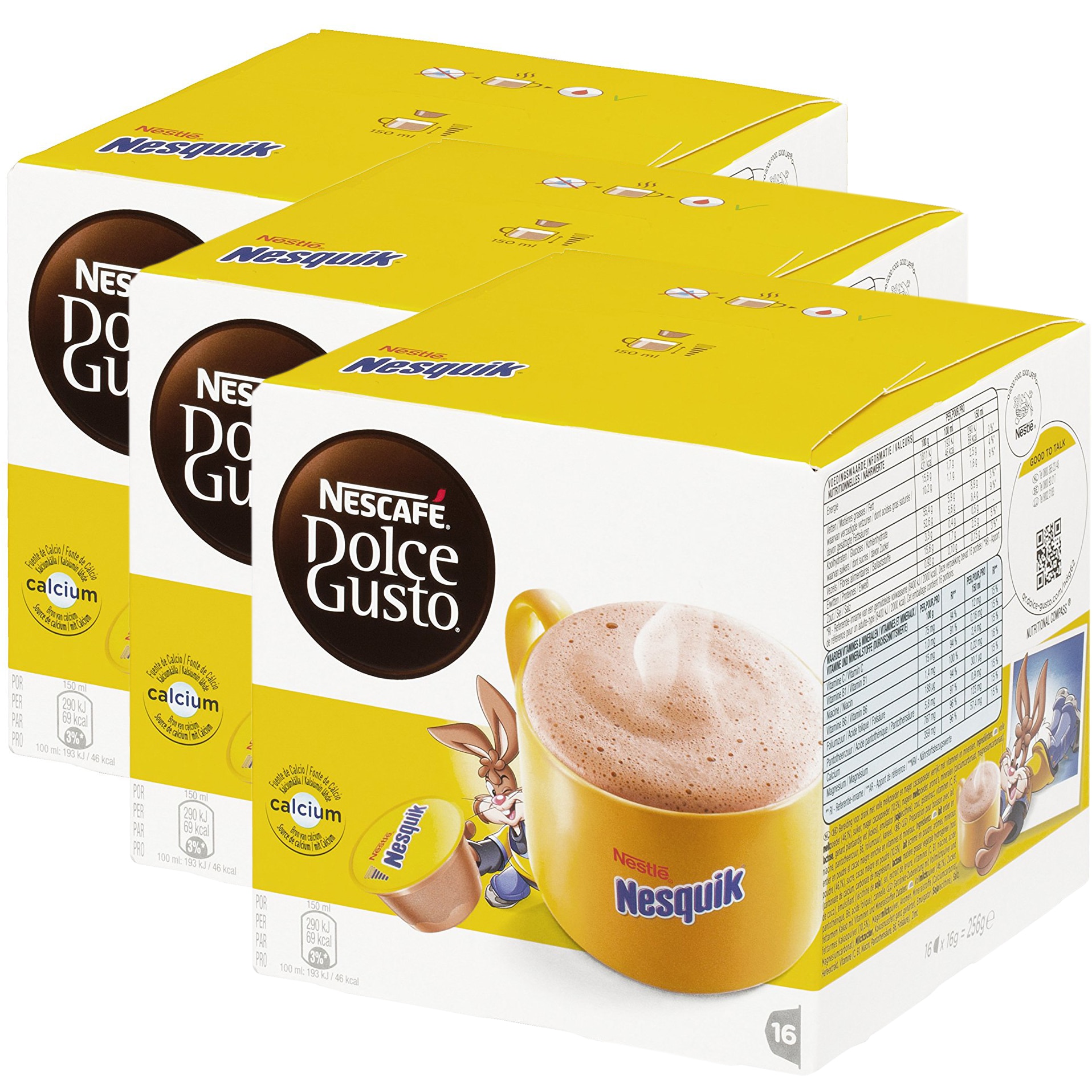 Nescafé Dolce Gusto Nesquik - 48 cups for 48 cups of chocolate
