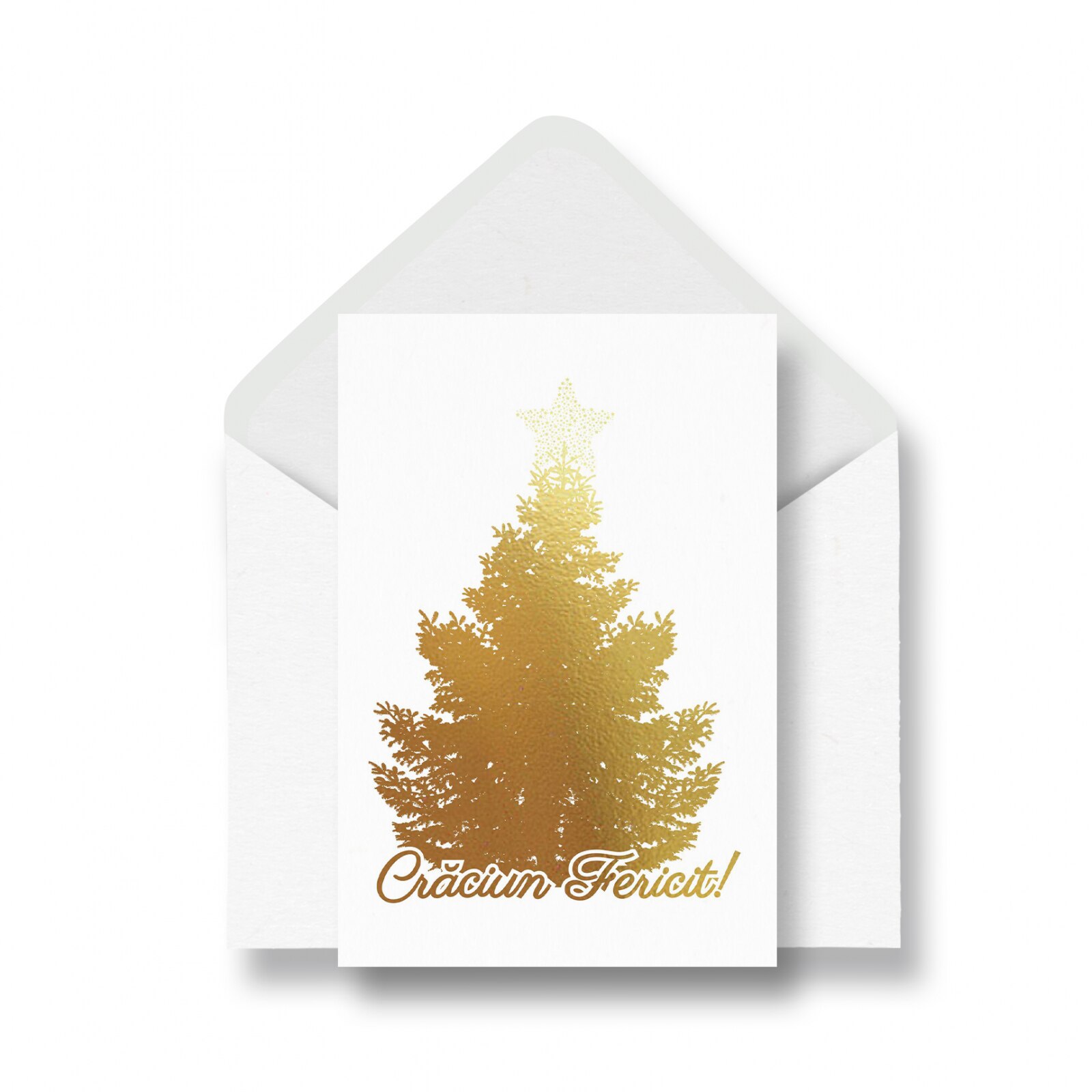 Felicitare cu Brad de Craciun