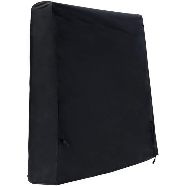 Husa de protectie pentru masa de ping-pong, 420D Oxford, rezistenta la apa, neagra, 160x73x170cm, set cu sac de depozitare