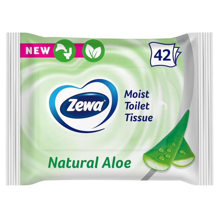 Zewa Aloe Vera nedves toalettpapír, 42 db