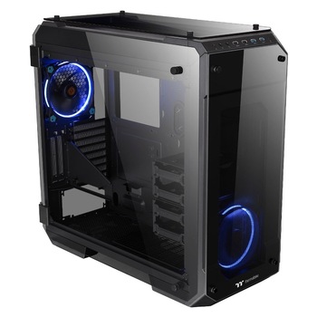 Carcasa Thermaltake View 71 Tempered Glass Edition, fara sursa, Negru Carcasa Thermaltake View 71 Tempered Glass Edition, fara sursa, Negru