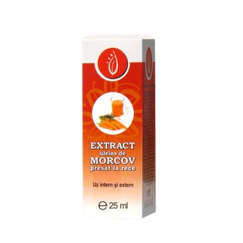 Extract uleios de morcovi presat la rece 25 ml - Manicos Extract uleios de morcovi presat la rece 25 ml - Manicos