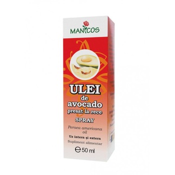 Ulei de avocado presat la rece 50 ml spray - Manicos Ulei de avocado presat la rece 50 ml spray - Manicos