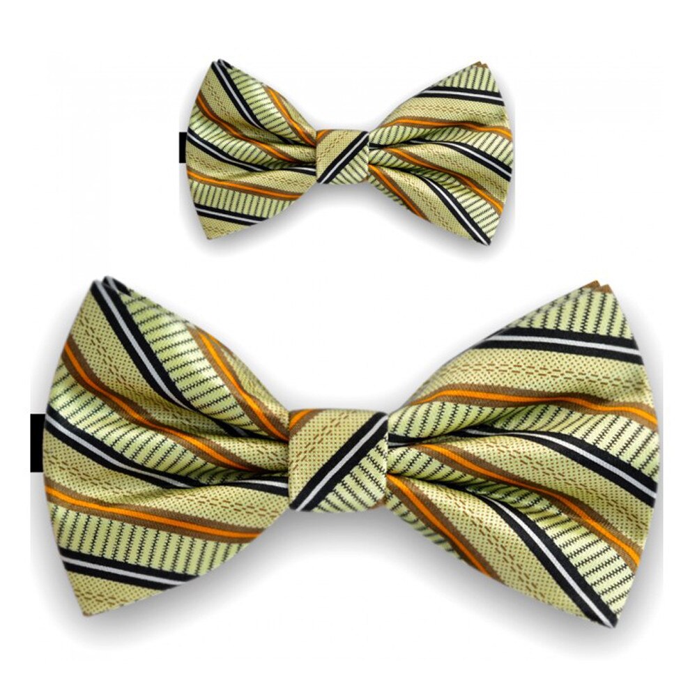 Papioane tata fiu, verde, model mixuri de dungi