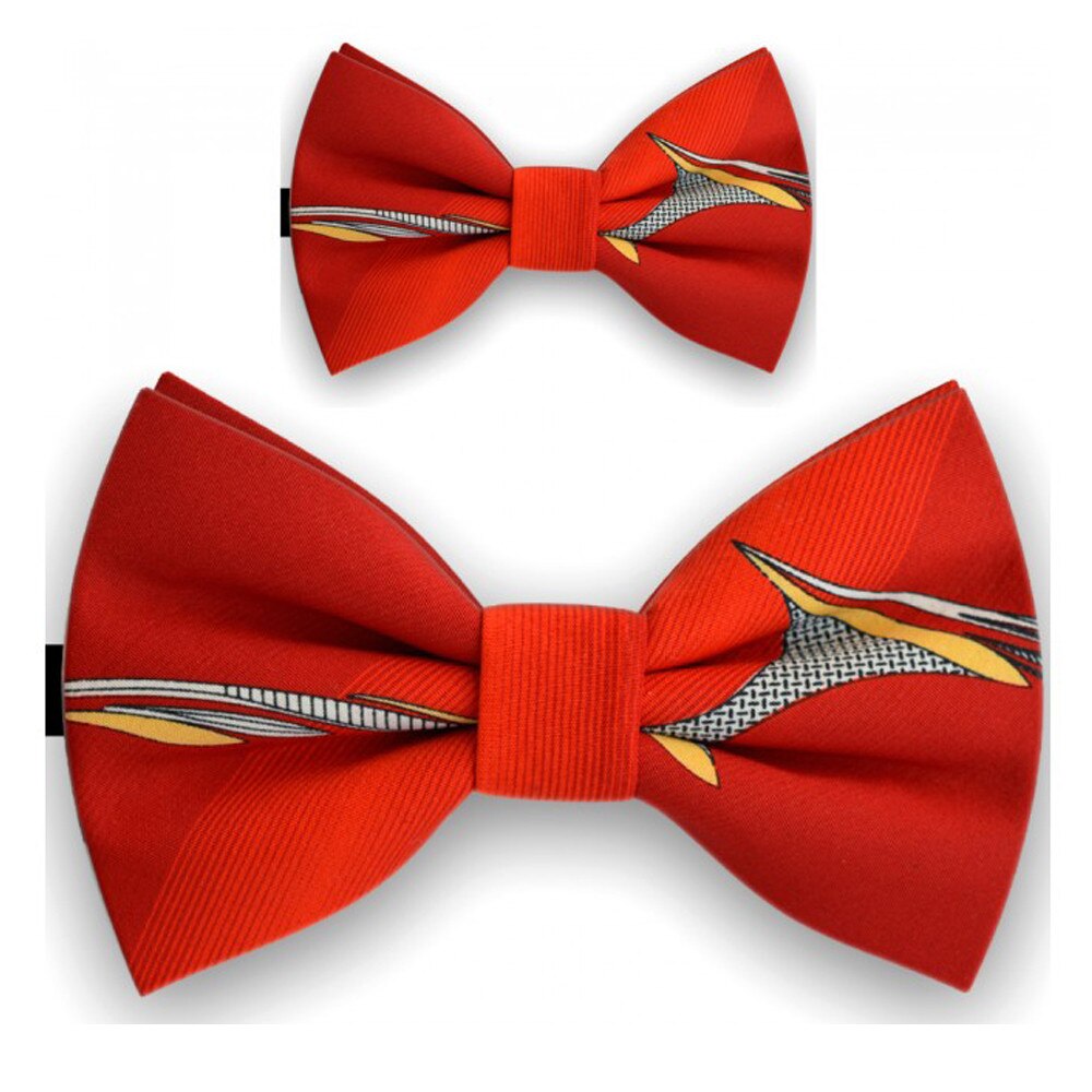 Papioane tata fiu, rosu, model motive mazgalite