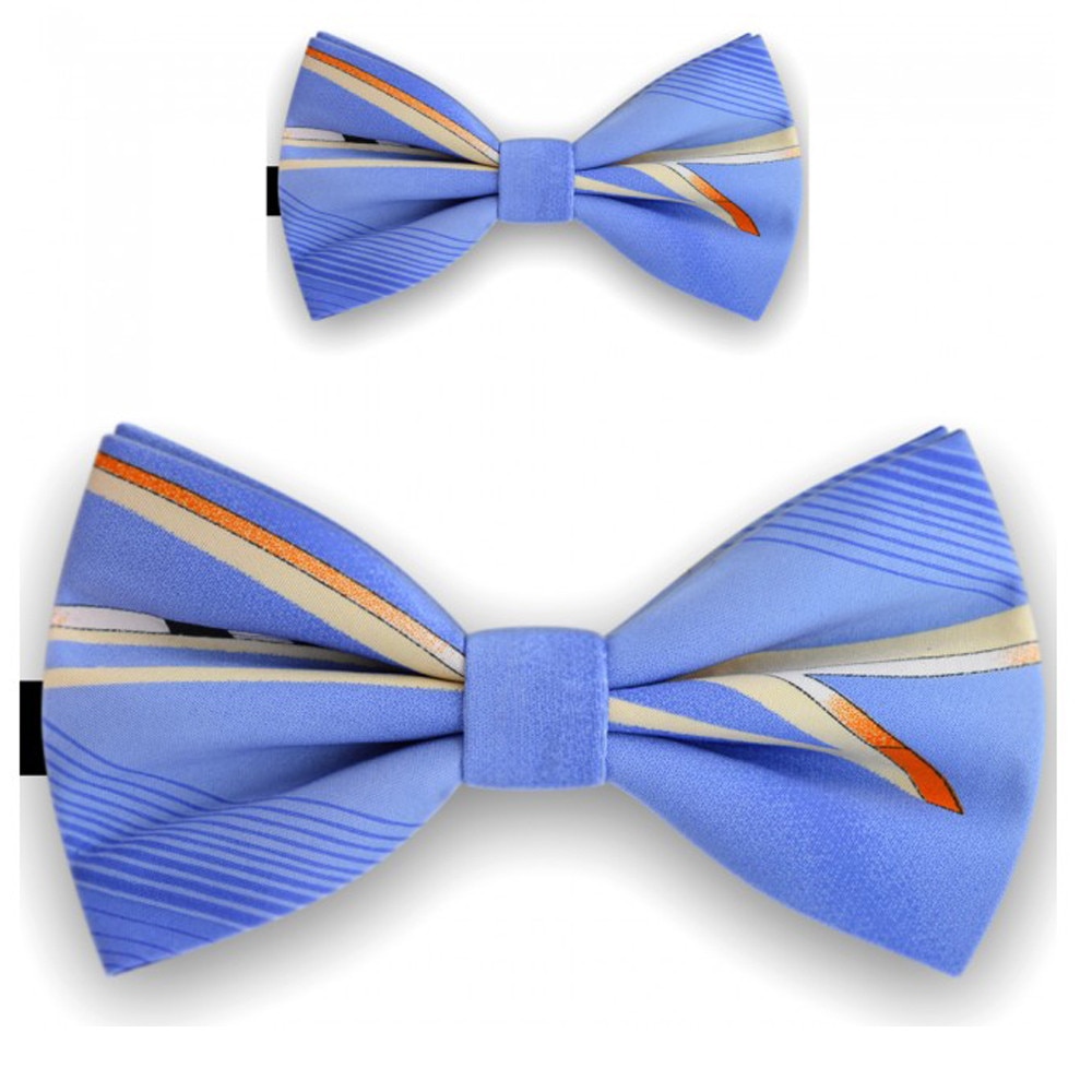 Papioane tata fiu, albastru, model dungi