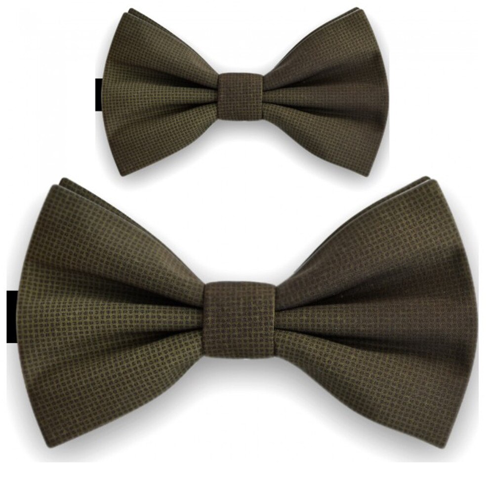 Papioane tata fiu, verde militar, model Windowpane check