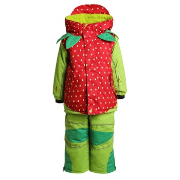 Costum ski copii Flashy Stars, model STRAWBERRY, rosu, marimea 110 Costum ski copii Flashy Stars, model STRAWBERRY, rosu, marimea 110