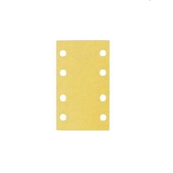Set 50 buc fasii abrazive DEERFOS CA331 GOLD 80x130 mm 8 gauri granulatie 600, prindere arici (cu scai, velcro) Set 50 buc fasii abrazive DEERFOS CA331 GOLD 80x130 mm 8 gauri granulatie 600, prindere arici (cu scai, velcro)
