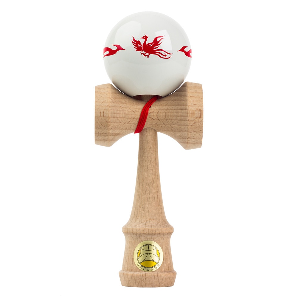 Joc de indemanare Kendama Ozora Year of the Rooster alb