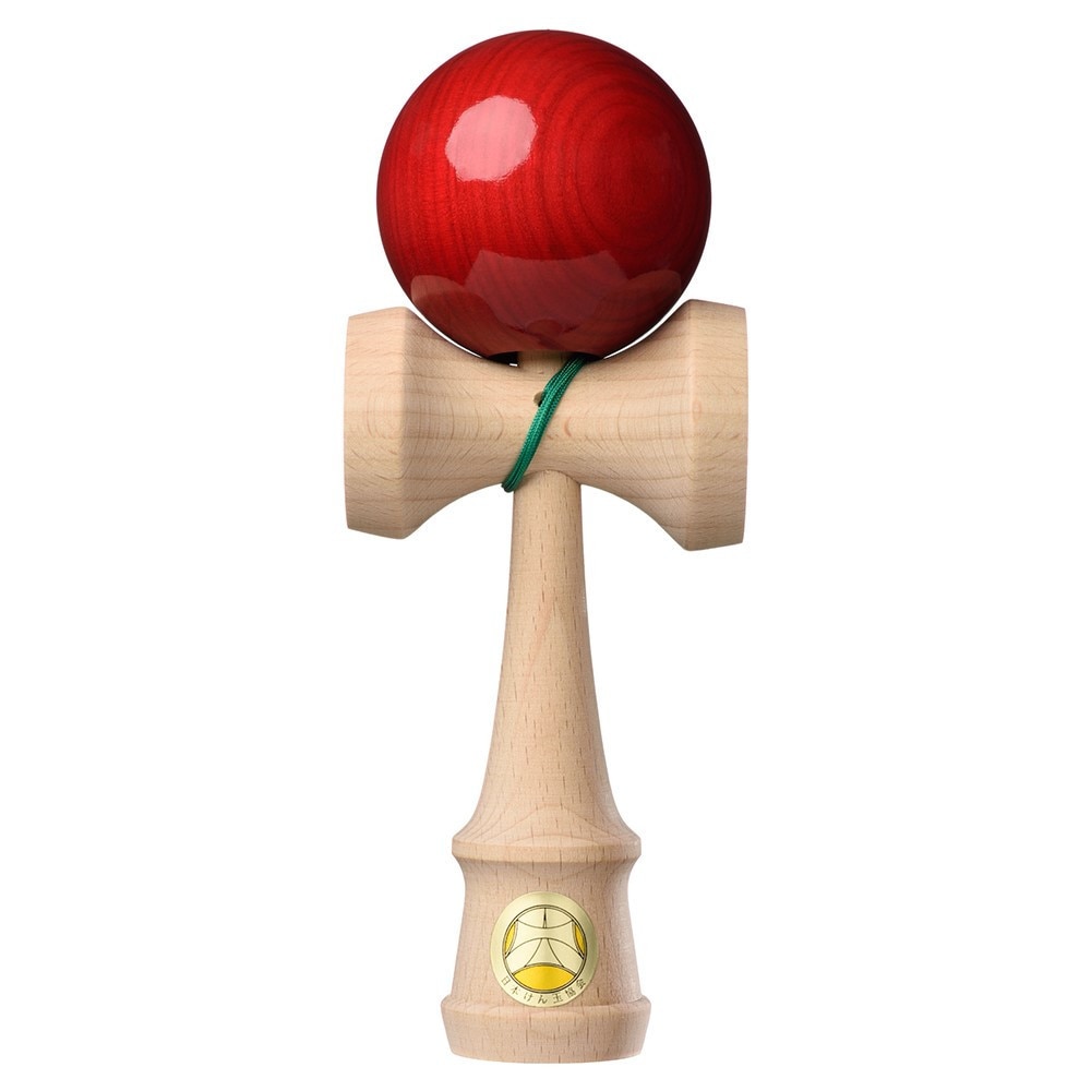 Joc de indemanare Kendama Ozora Premium Translucent rosu