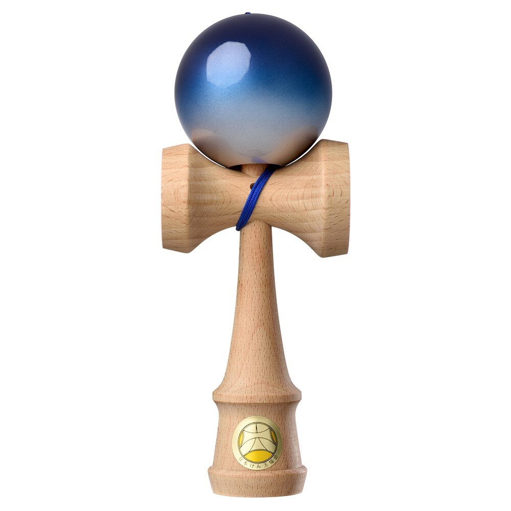 Joc de indemanare Kendama Ozora Premium Half Split Fade albastru, gri