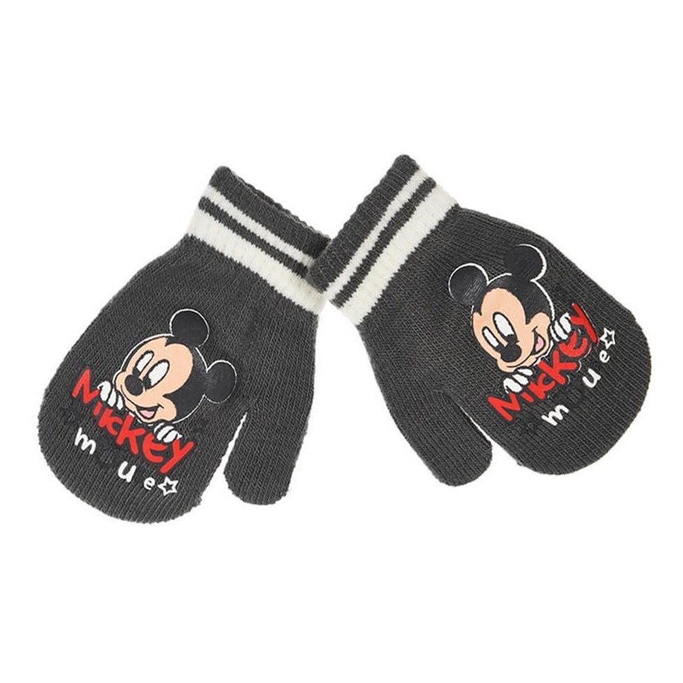 Manusi bebe Mickey Mouse, Gri petrol, Universala